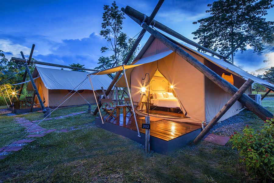 Deluxe Savanna Tent, Lalamukha Tented Resort, Khao Yai, Thailand Reisen