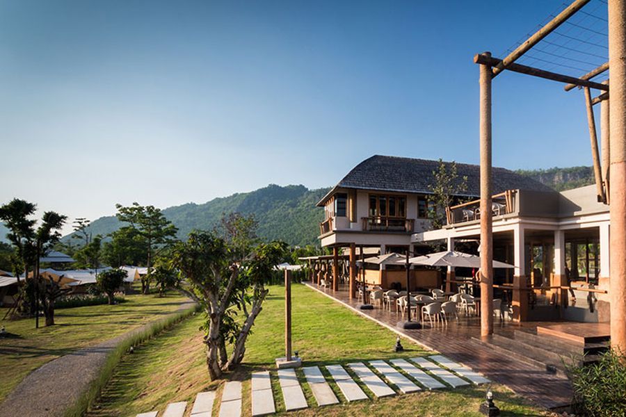 Garten, Lalamukha Tented Resort, Khao Yai, Thailand Reisen