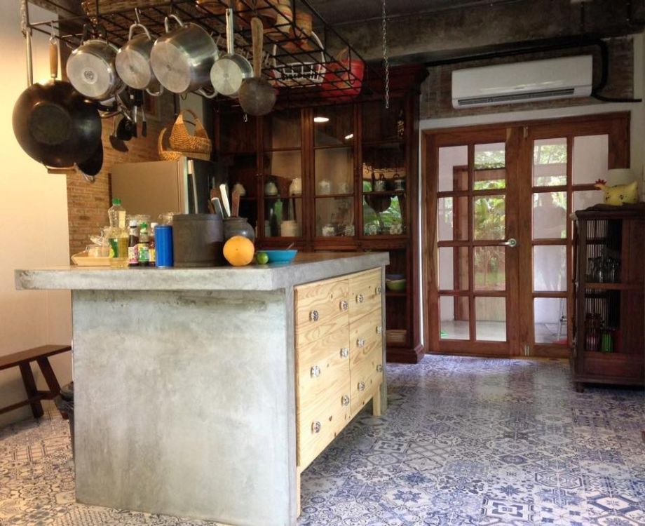 Küche, Samorn Villa, Surin, Thailand Reise