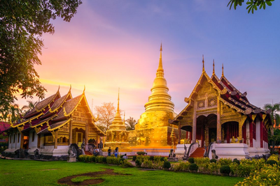 Wat Phra Singh, Chiang, Thailand Rundreise