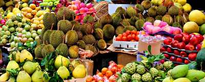 Fruchtmarkt, Obst, Thailand Reisen