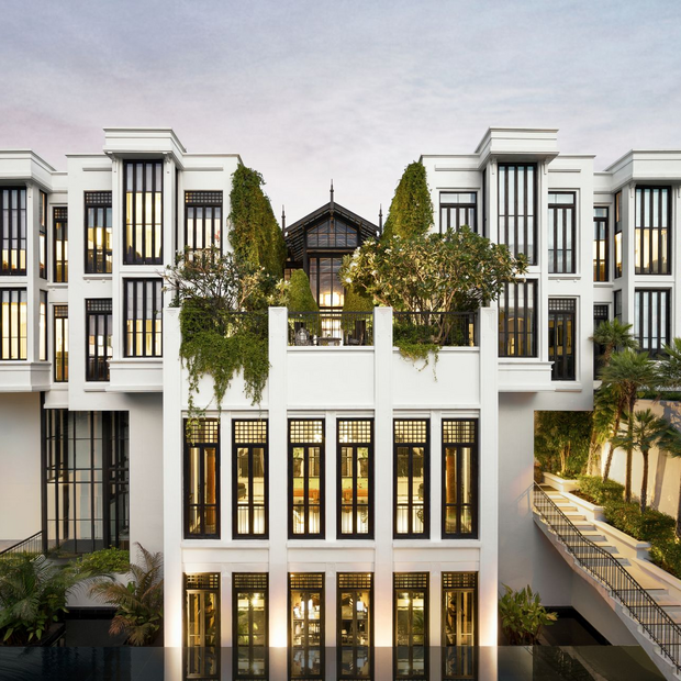 Aussenansicht, The Siam Hotel, Bangkok, Thailand Rundreise