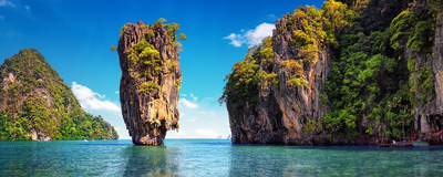 James Bond Felsen im Phang Nga Bay, Phuket, Thailand Reisen