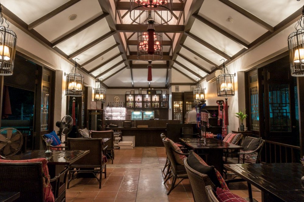 Restaurant, Bodhi Serene, Hotel Chiang Mai, Thailand Rundreise