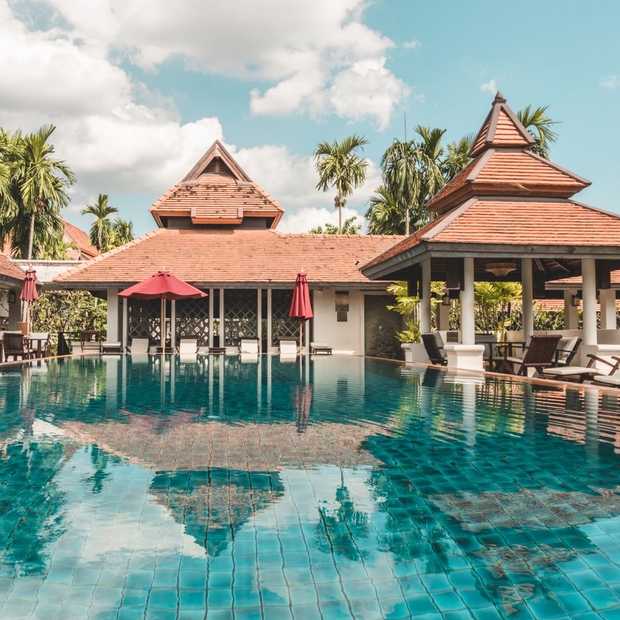 Pool, Bodhi Serene, Hotel Chiang Mai, Thailand Rundreise