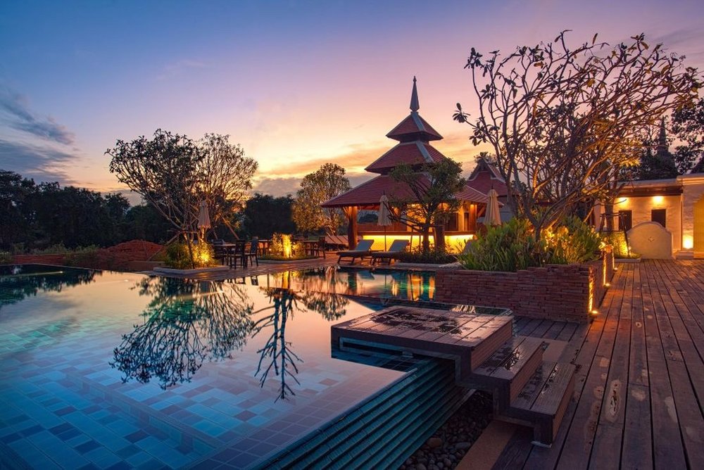 Pool, Sriwilar Sukhothai Resort Spa, Thailand Reise