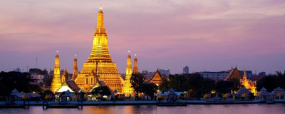 Bangkok bei Nacht, Thailand Reisen
