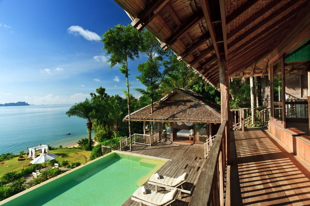 Villa mit Meerblick und Pool, Six Senses Yao Noi, Thailand Reise