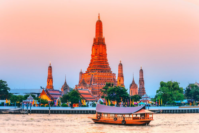Dinner Cruise, Chao Prayah Fluss, Bangkok, Thailand Rundreise