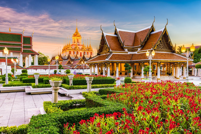 Wat Ratchanaatdaram, Bangkok, Thailand Rundreise
