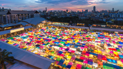 Chatuchak Weekend Market, Bangok, Thailand Reisen 