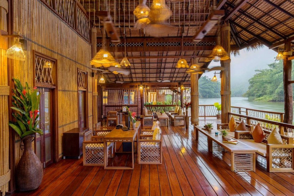 Restaurant, The Float House River Kwai, Kanchanaburi, Thailand Reise