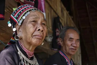 Karen Long Volk, Chiang Mai, Thailand Reise, Tradition