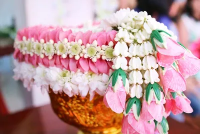 Blumenritual, Hochzeit, Thailand Hochzeitsreise, Farbenpracht