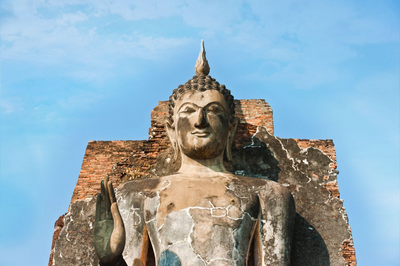Wat Saphan Hin, Buddha Statue, Sukhothai Historical Park, Thailand