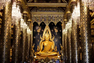 Goldener Buddha, Phra Sri Mahathat, Thailand