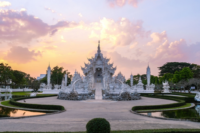 Weißer Tempel, Wat Rong Khun, Chiang Rai, Thailand