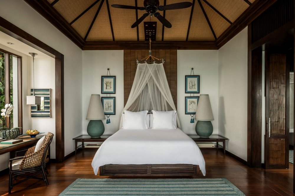 Zimmer mit Doppelbett, Four Seasons Resort, Koh Samui, Thailand Rundreise