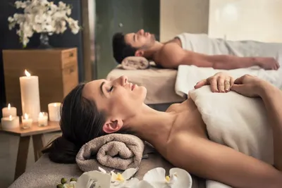 Partner Massage, Honeymoon, Thailand Hochzeitsreise, Entspannung