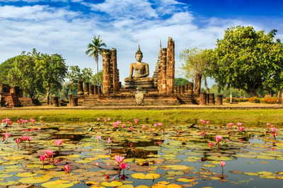 Buddha Sukhothai, Thailand Rundreise