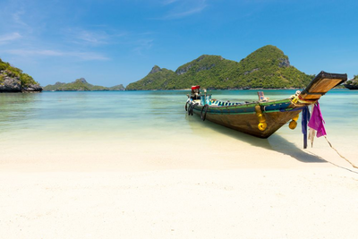 Longtail Boot, Koh Samui, Thailand Rundreise