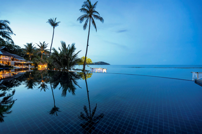 Infintypool, Ananatara Bophut Koh Samui Resort, Thailand Reise