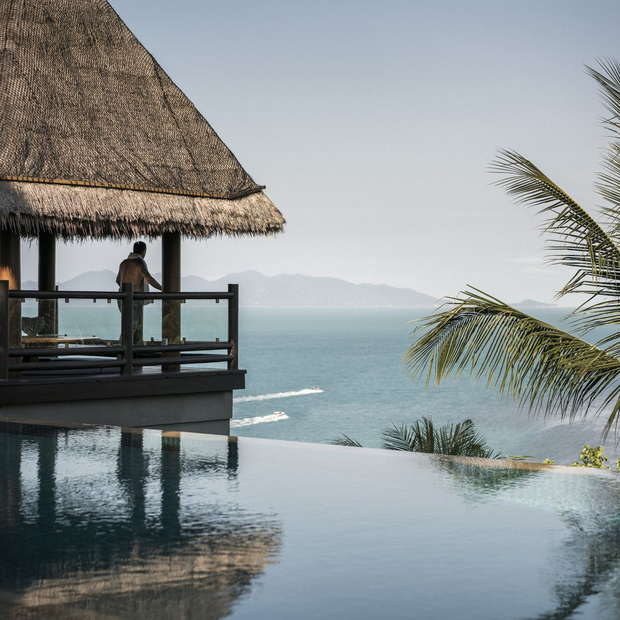 Infinity Pool, Four Seasons Resort, Koh Samui, Thailand Rundreise