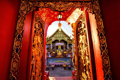 Wat Mung Muang, Chiang Rai, Thailand Rundreise