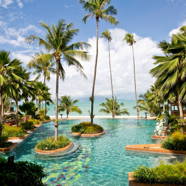 Pool, Ananatara Bophut Koh Samui Resort, Thailand Reise
