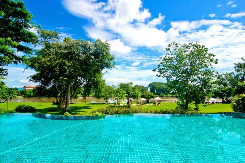 Pool, The Legend, Chiang Rai, Thailand Reise
